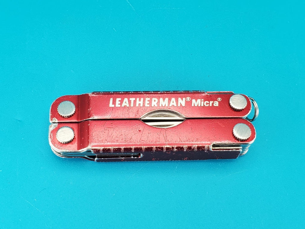Leatherman Micra Multi-Tool, Knife, Scissors, Key Ring, Red!