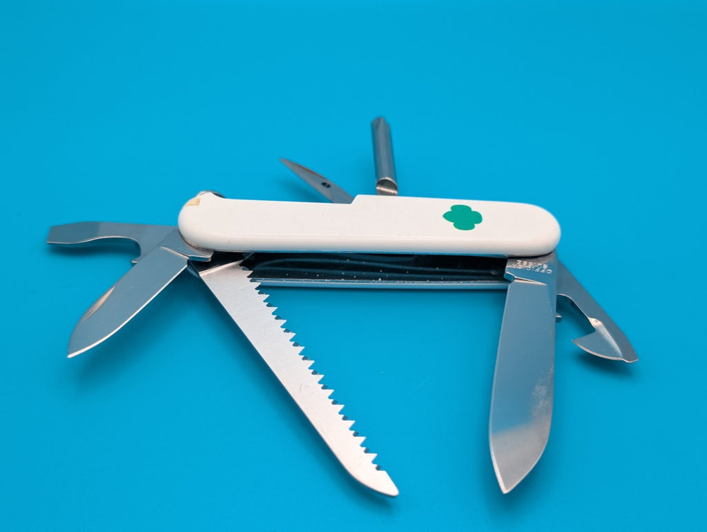 Victorinox Hiker White Swiss Army Knife Multi Tool!