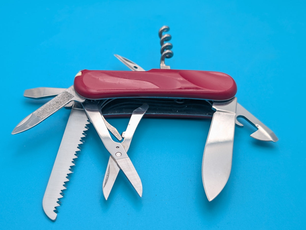 Victorinox Delemont Evo 17 Swiss Army Knife Multi Tool! 85mm Red