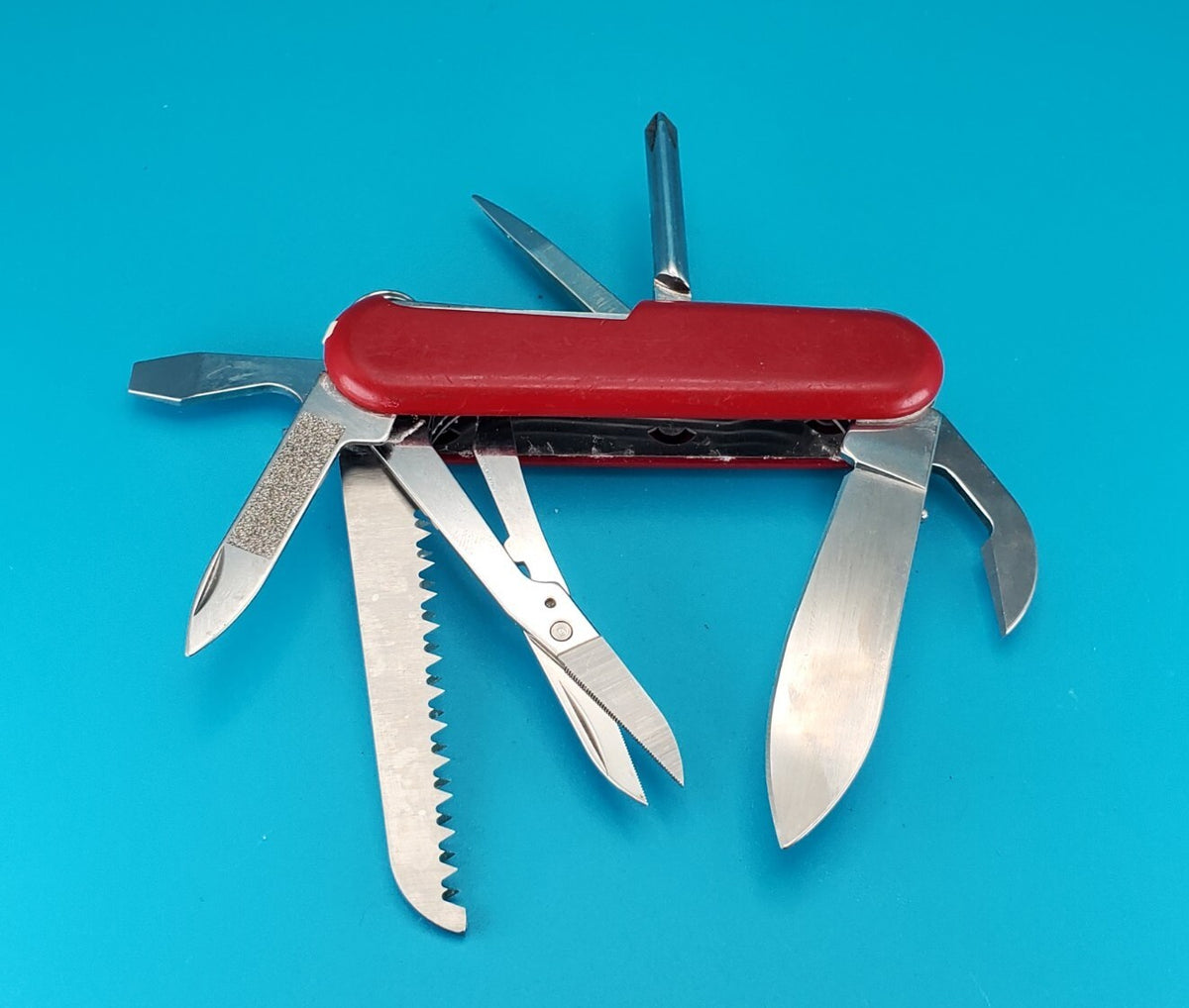 Wenger Handyman Red Swiss Army Knife Multi Tool!