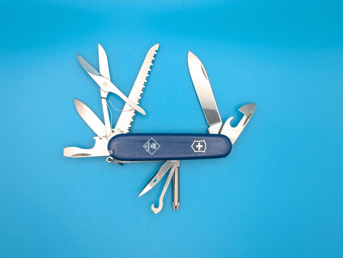 Victorinox Fieldmaster Cub Scouts BSA Blue Swiss Army Knife Multi Tool!
