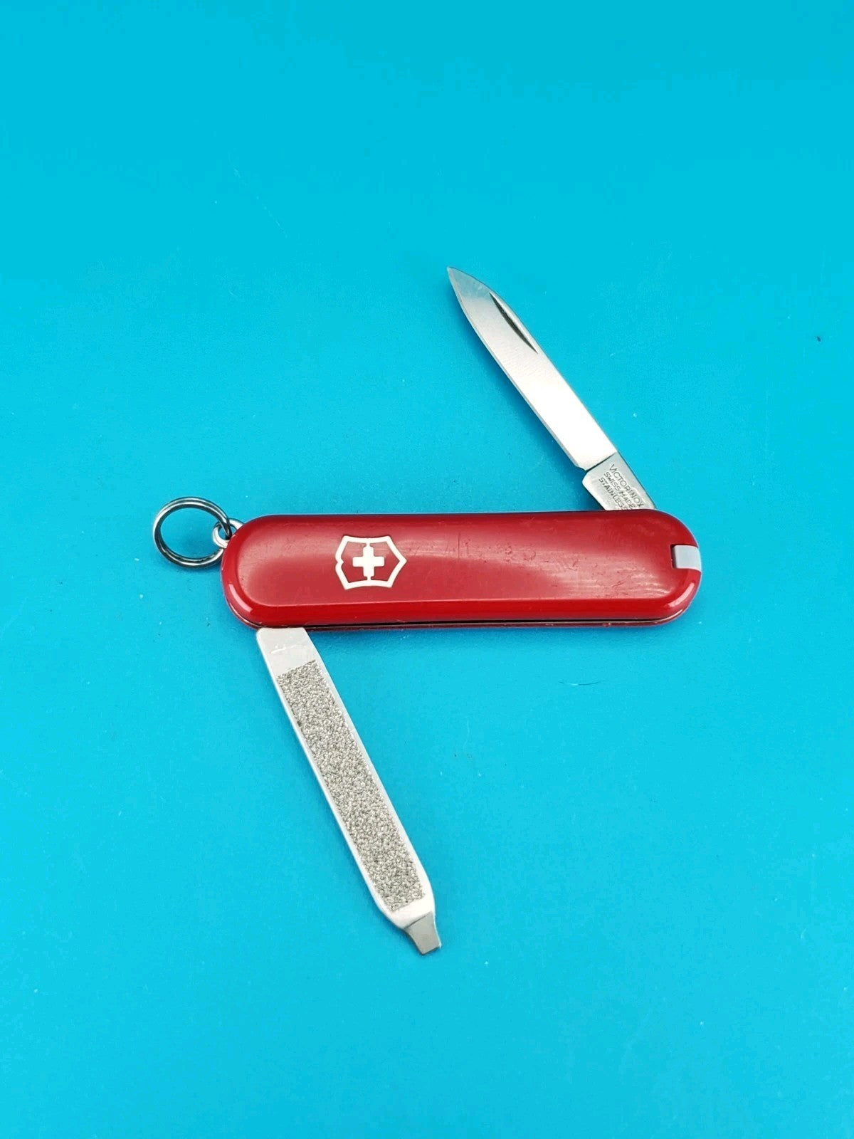 Victorinox Escort 2 Red Swiss Army Knife Multi Tool! *NOVA NORDISK*