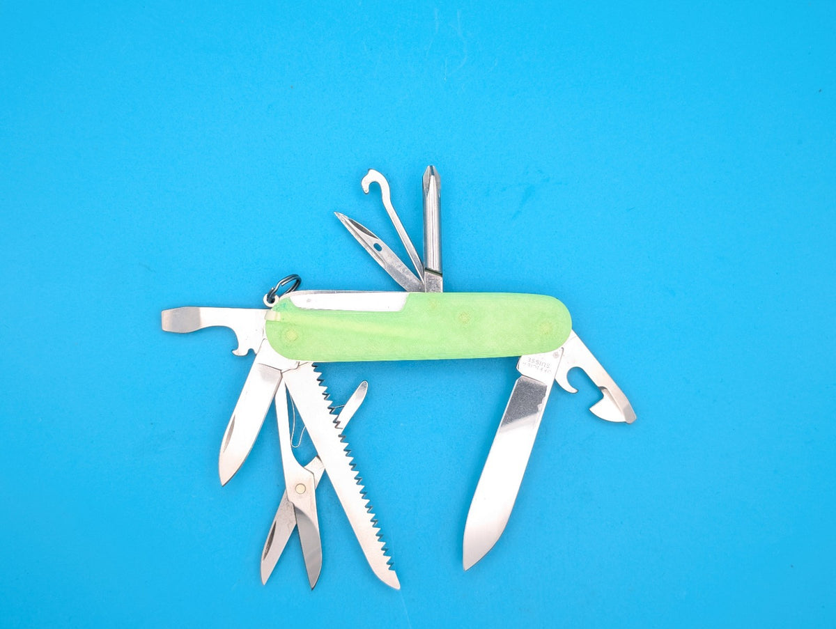 Custom Victorinox Fieldmaster Glow in the Dark Swiss Army Knife Multi Tool!