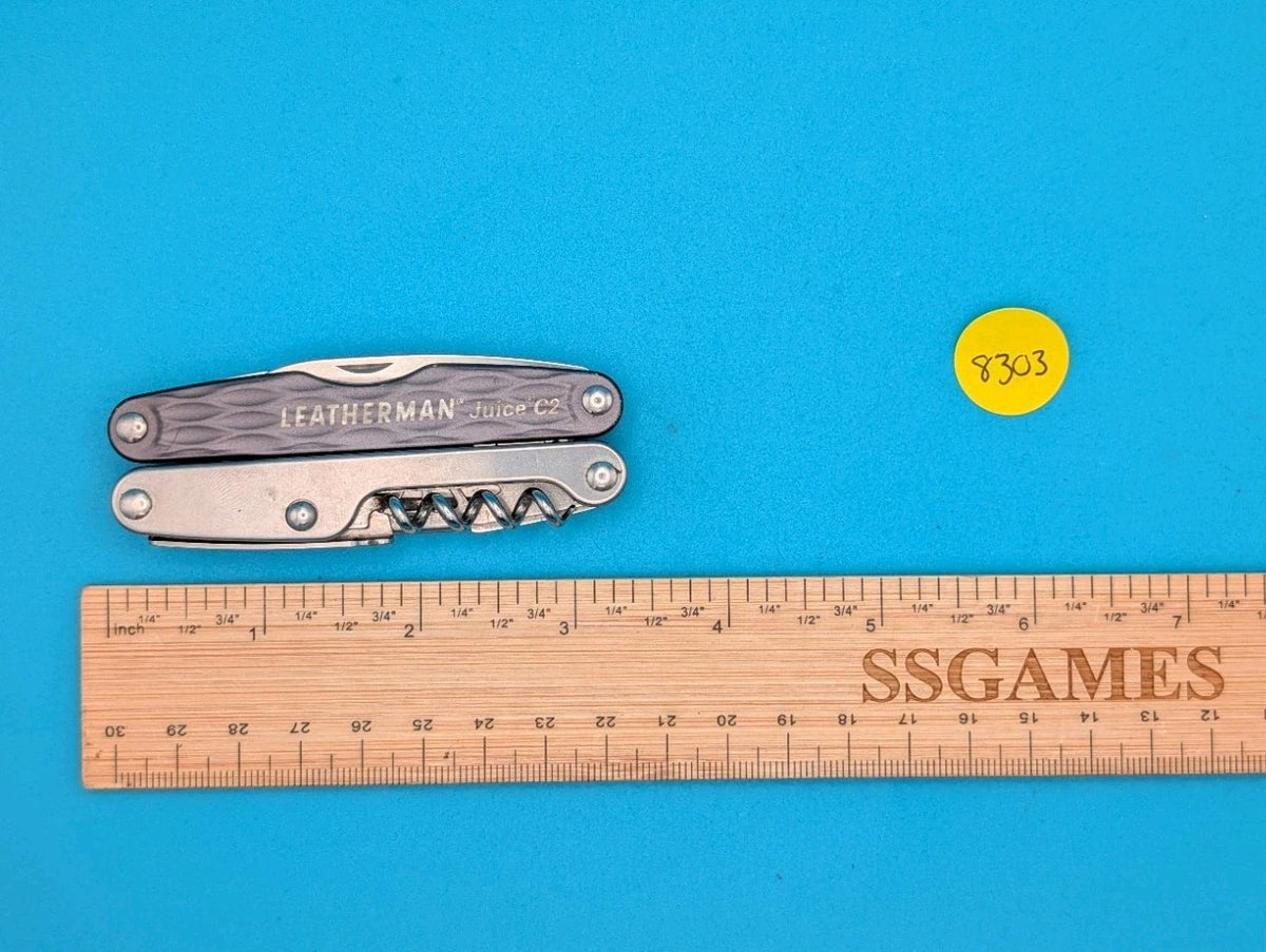 Leatherman Juice C2 Granite Gray Multi Tool! RETIRED! NICE!