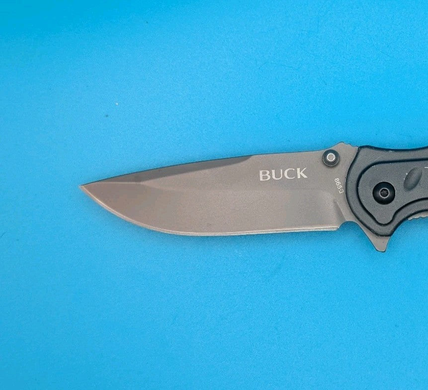 Buck Trigger 865 Liner Lock Folding Flipper Pocket Knife Aluminum - Discontinued