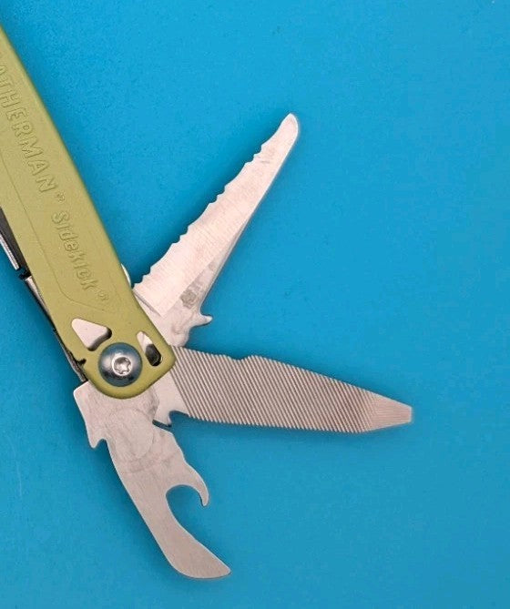Leatherman Sidekick Multi-Tool, Knife, Pliers, Saw, Lime Green!