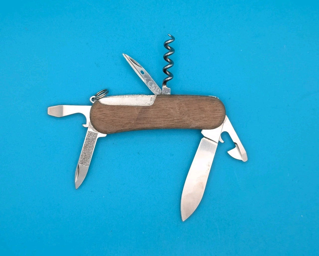 Victorinox Delemont EvoWood 10 85mm Swiss Army Knife Multi-Tool!