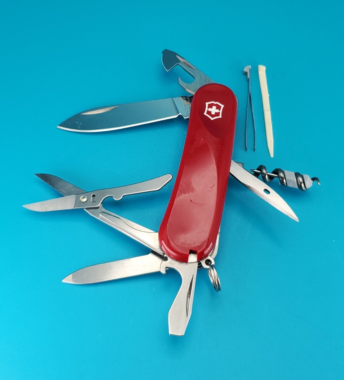 Victorinox Delemont Evo S14 Swiss Army Knife Multi Tool! 85mm Red