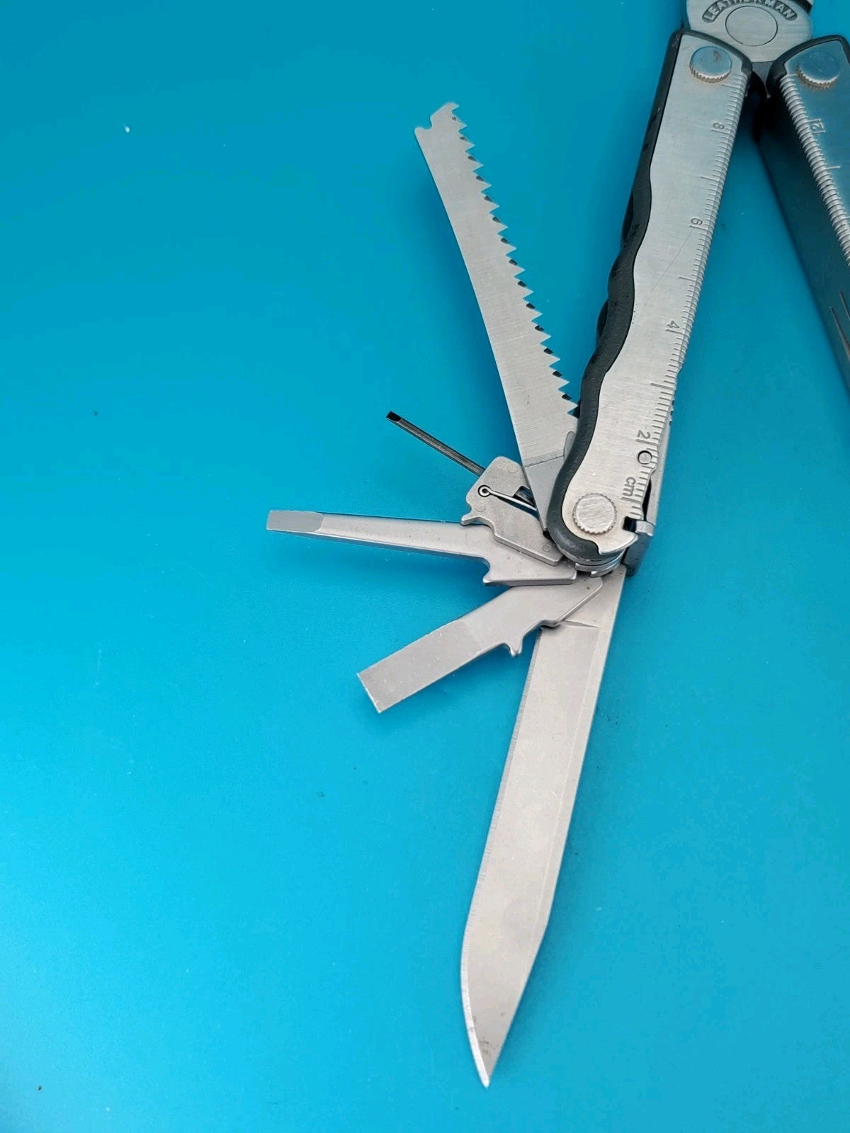 Leatherman Blast Multi-Tool, Retired Multitool w/ Knife Pliers, Dow Jones Index