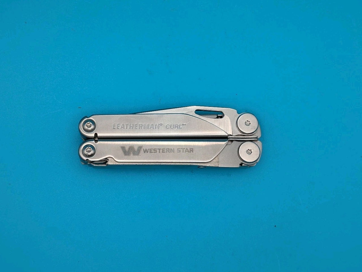 Leatherman Curl Stainless Steel Knife Pliers Multi-Tool! *WESTERN STAR*