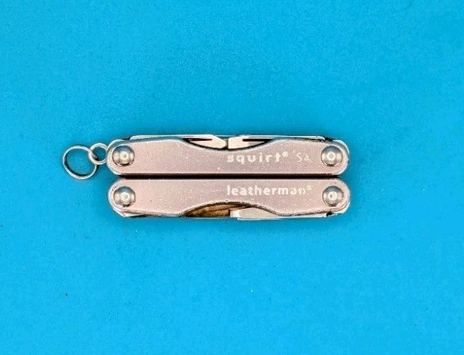 Leatherman Squirt S4 Multi-Tool, Key Ring, Retired, GRAY!
