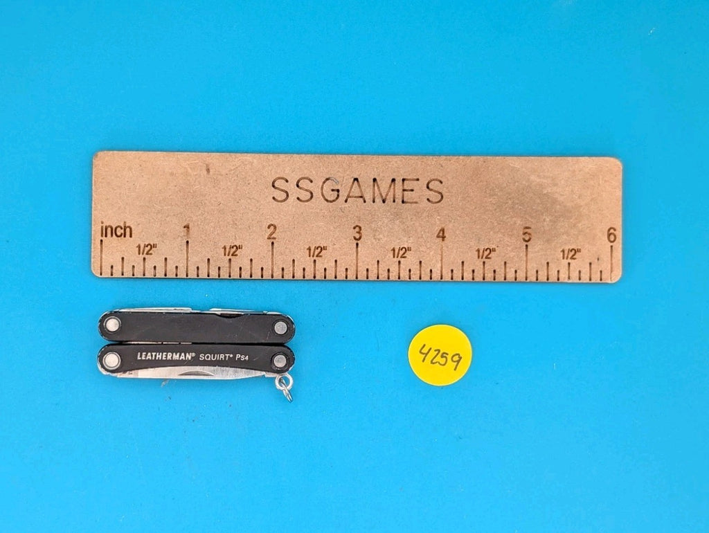 Leatherman SQUIRT PS4 Multi-Tool With Pliers Scissors Knife BLACK!