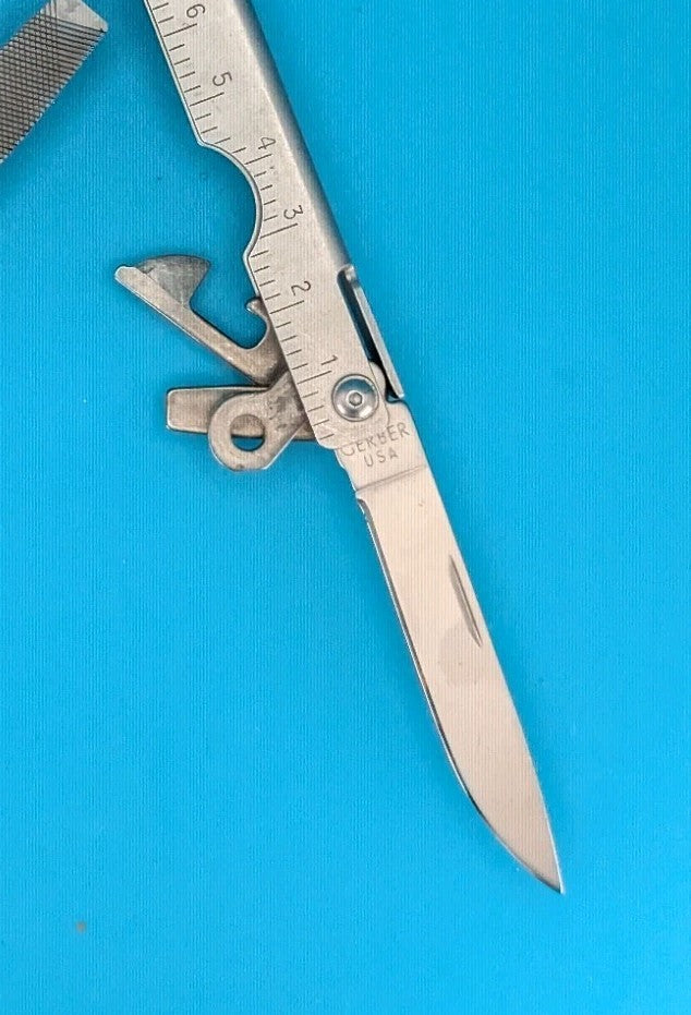 Vintage Gerber Stainless Steel Needlenose MP400 Multi-Tool Pliers! With Sheath!