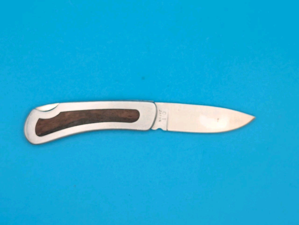 Vintage Silver Monarch C. I. 501 Pocket Knife Compass Industries CI Japan
