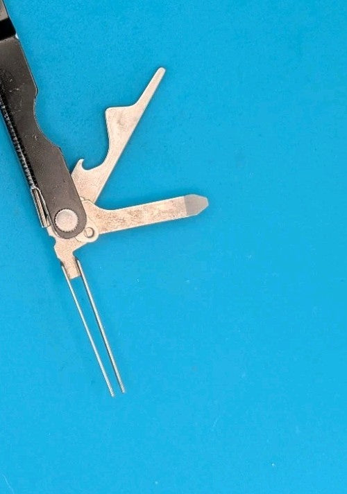 Leatherman Micra Multi-Tool, Knife, Scissors, Key Ring, Black