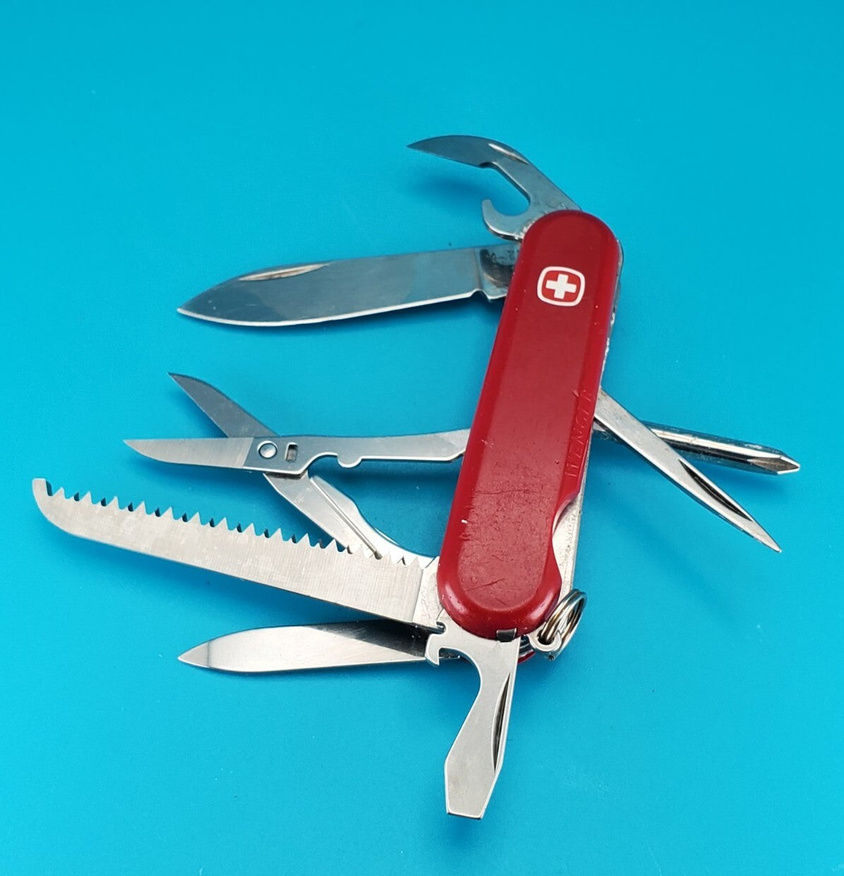 Wenger Handyman Red Swiss Army Knife Multi Tool!