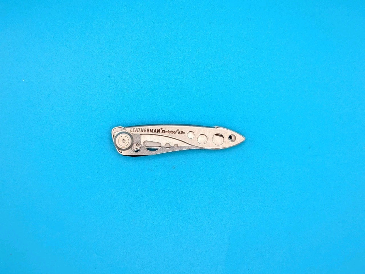 Leatherman Skeletool KBX Pocket Knife w/ Bottle Opener, SILVER!