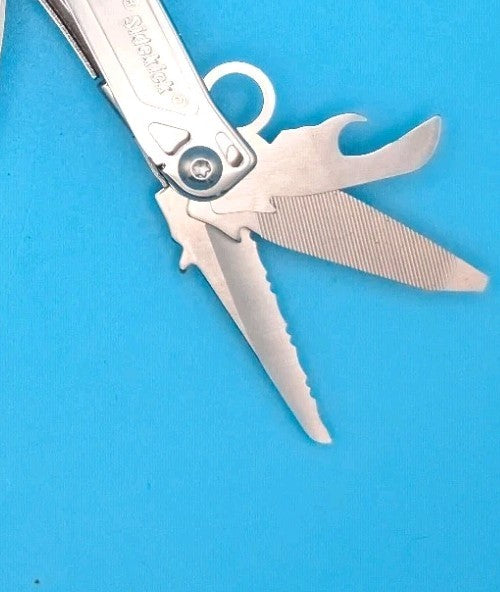 Leatherman Sidekick Multi-Tool, Knife, Pliers, Saw, Stainless with Sheath