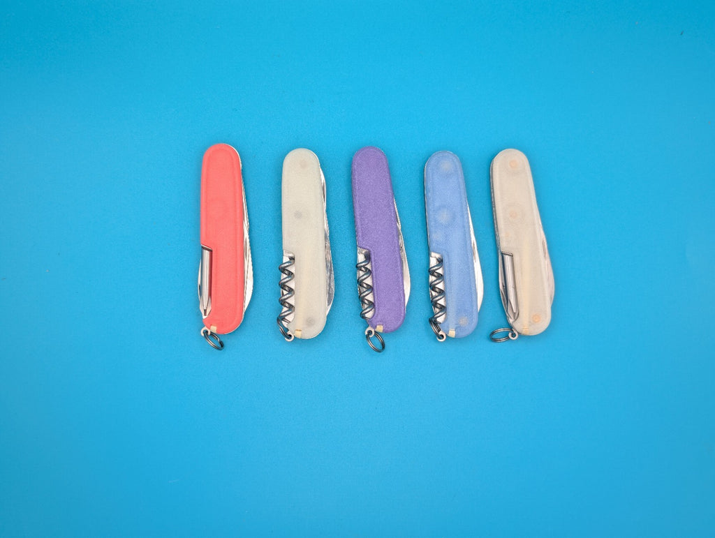 Custom Victorinox Glow in the Dark Swiss Army Knife, Lot of 5