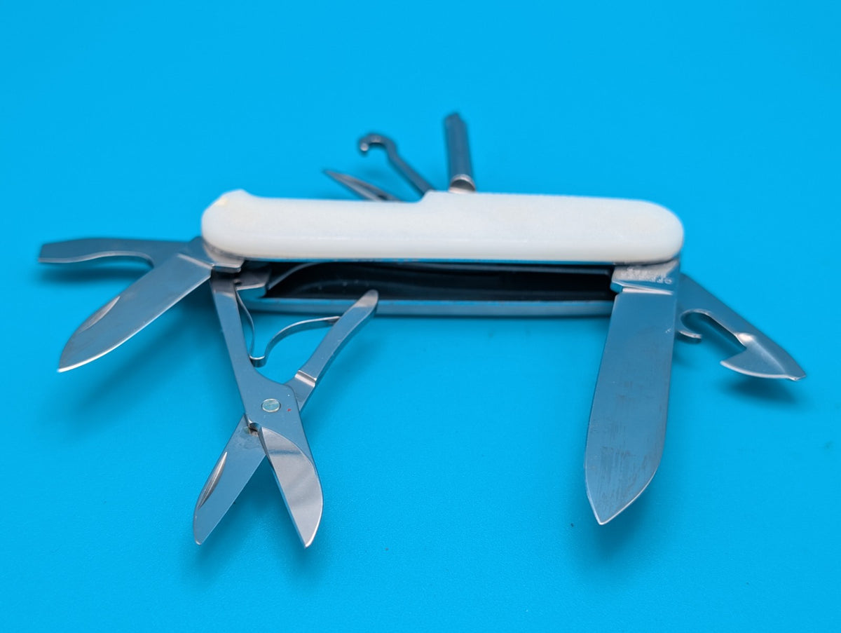 Custom Victorinox Super Tinker Glow in the Dark Swiss Army Knife Multi Tool!