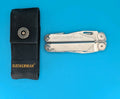 Leatherman Wave Multi Tool! Stainless! Retired! Free Shipping! WITH SHEATH!