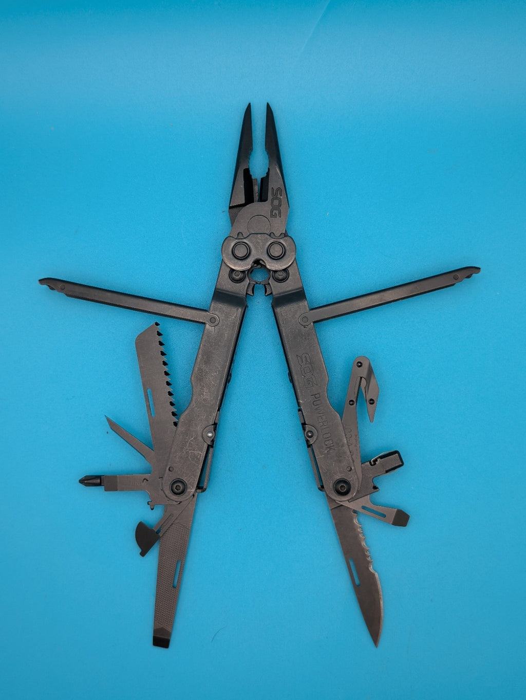 SOG PowerLock Multi Tool! WITH SHEATH! BLACK!!!