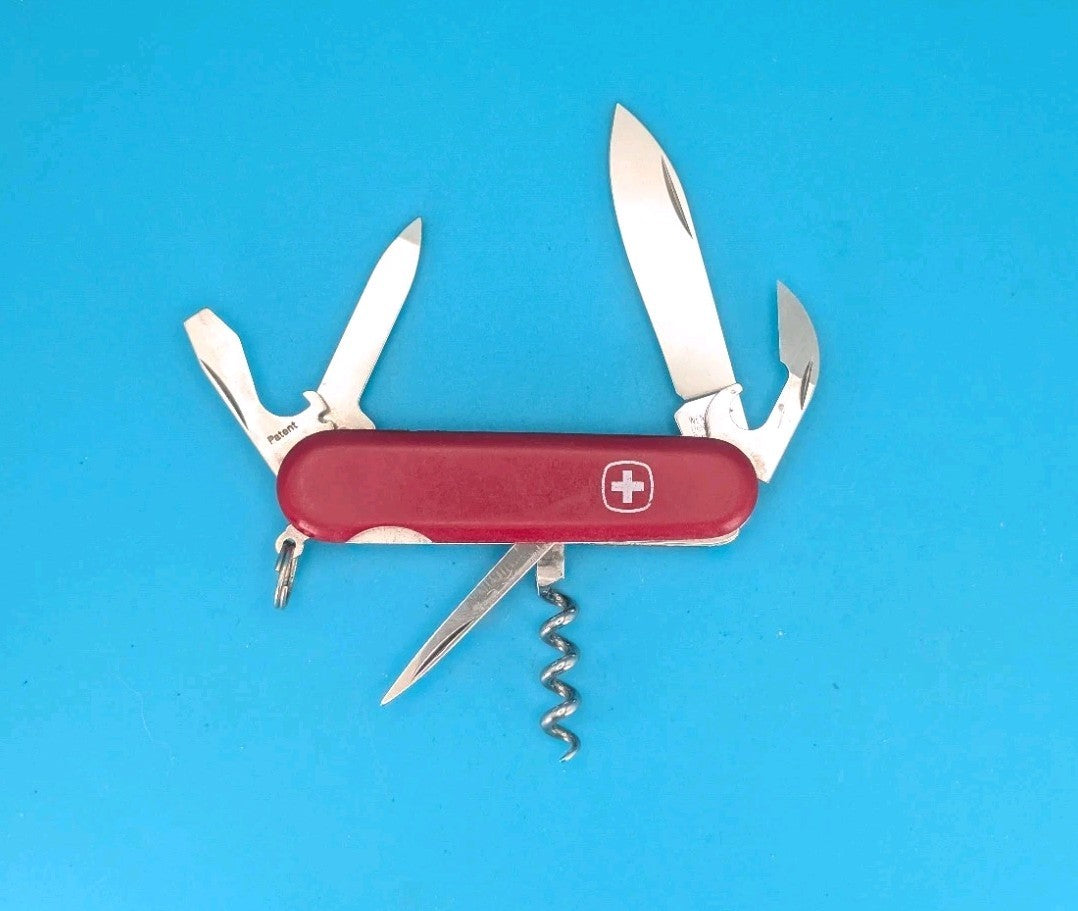 Wenger Commander Swiss Army Knife Multi Tool! Red!