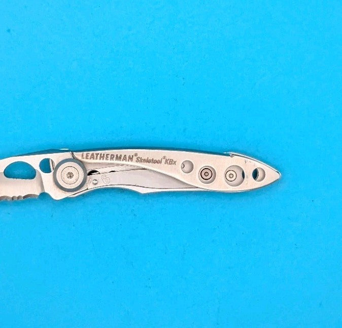 Leatherman Skeletool KBX Pocket Knife w/ Bottle Opener, SILVER!