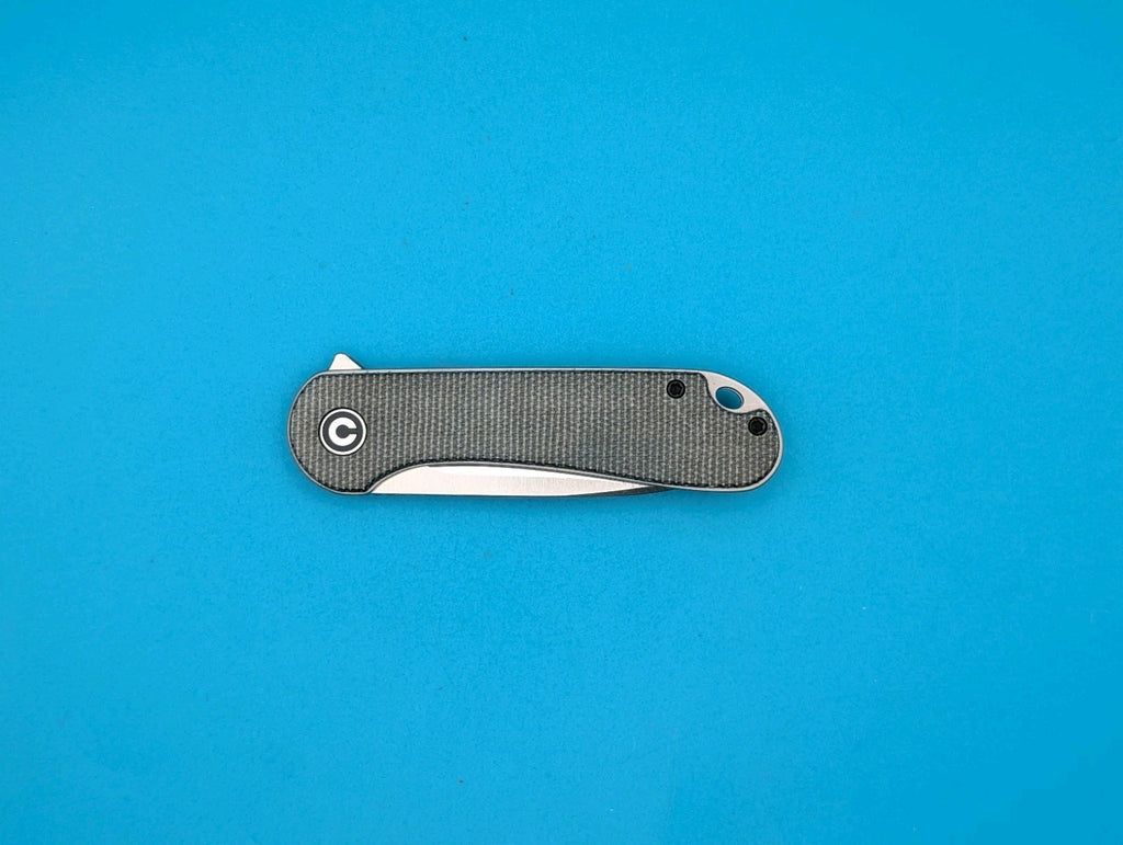 Civivi ELEMENTUM Liner Lock Folding Knife 3" D2 Steel Blade Micarta Handle! USED