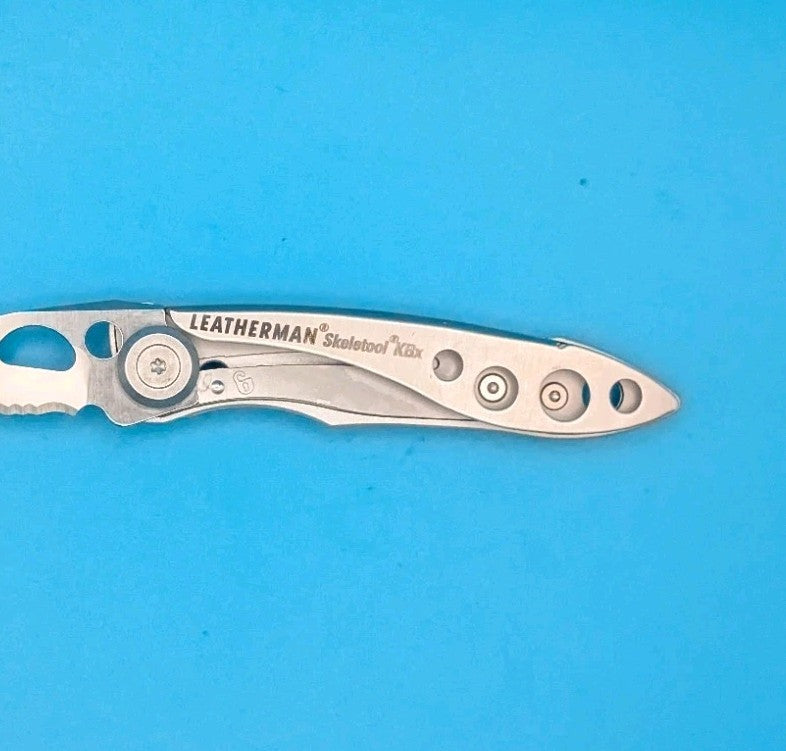 Leatherman Skeletool KBX Pocket Knife w/ Bottle Opener, SILVER!