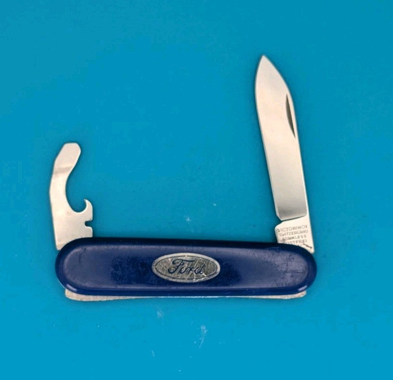 Victorinox Economy Bantam Blue Swiss Army Knife Multi Tool! 84mm. FORD