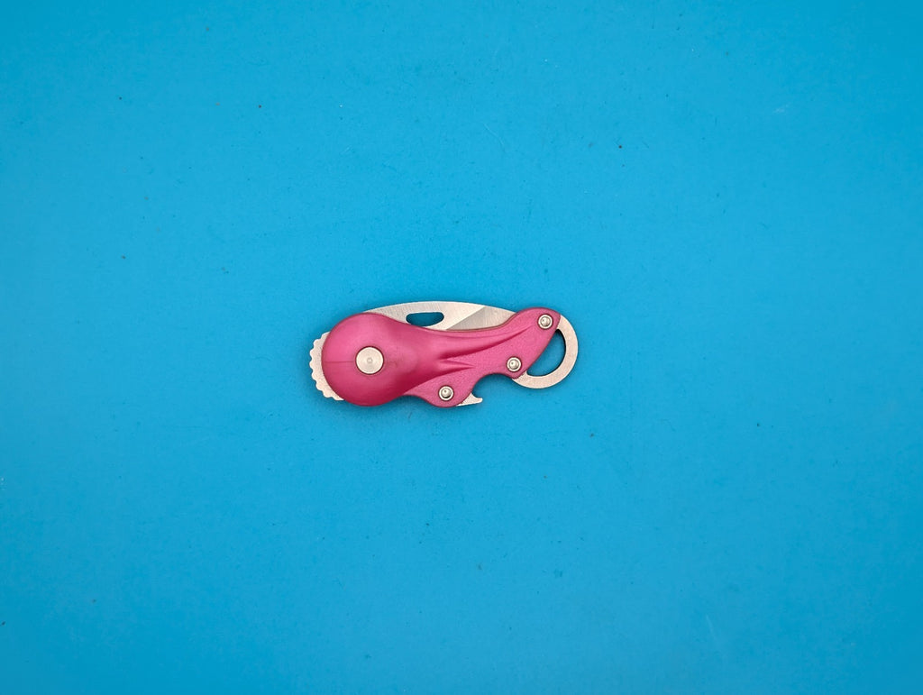 Buck Knives 756 Whittaker - Outdoor Keychain Knife Bottle Opener - Pink!