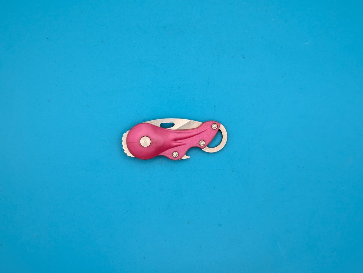 Buck Knives 756 Whittaker - Outdoor Keychain Knife Bottle Opener - Pink!