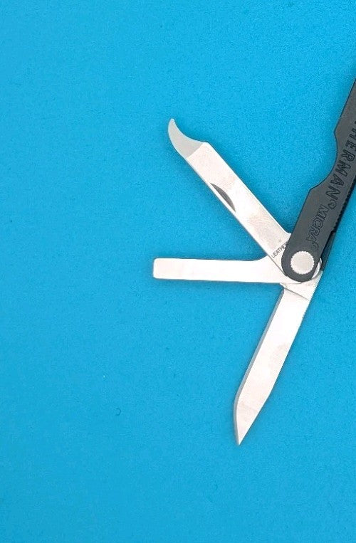 Leatherman Micra Multi-Tool, Knife, Scissors, Key Ring, Black