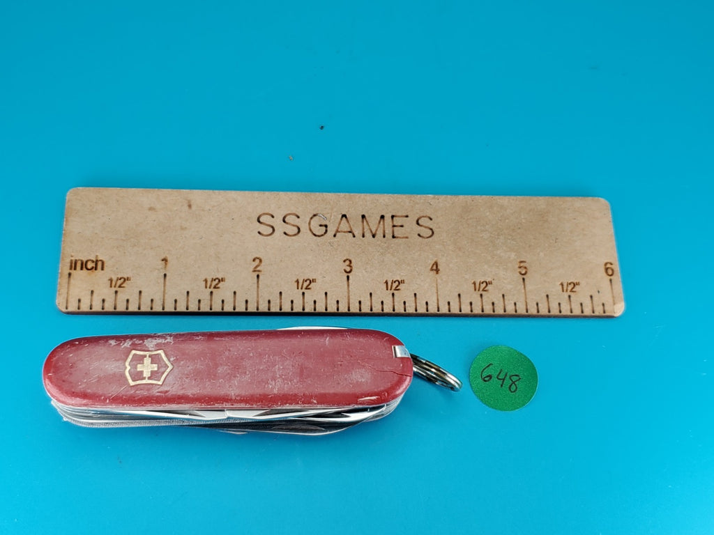 VTG Victoria Victorinox Original Craftsman Swiss Army Knife! W/Long Nail File!
