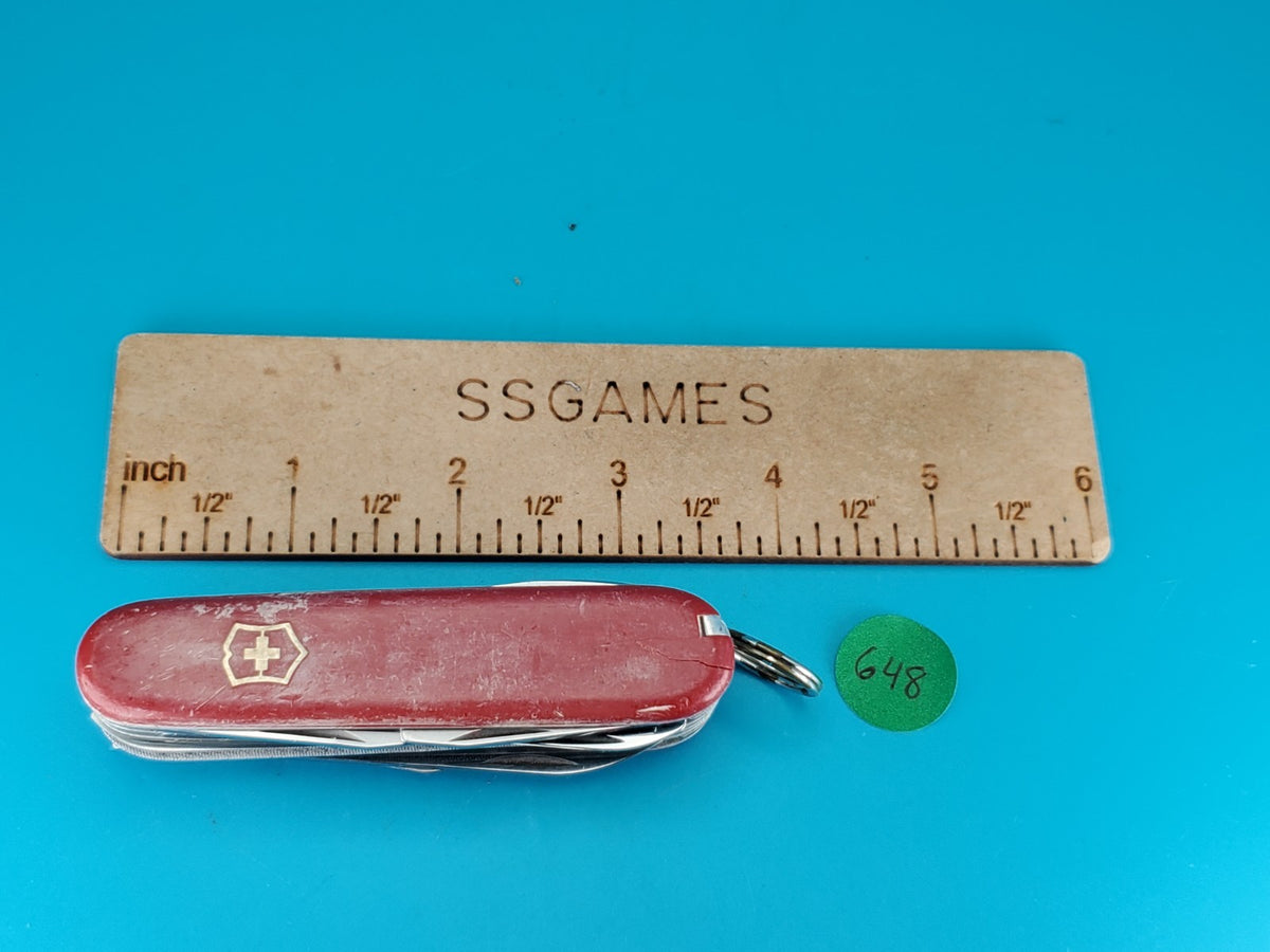 VTG Victoria Victorinox Original Craftsman Swiss Army Knife! W/Long Nail File!
