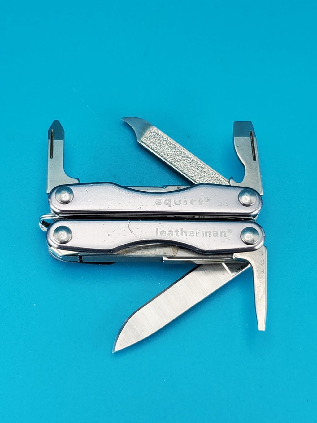 Leatherman Squirt S4 Multi-Tool, Key Ring, Retired, GRAY!