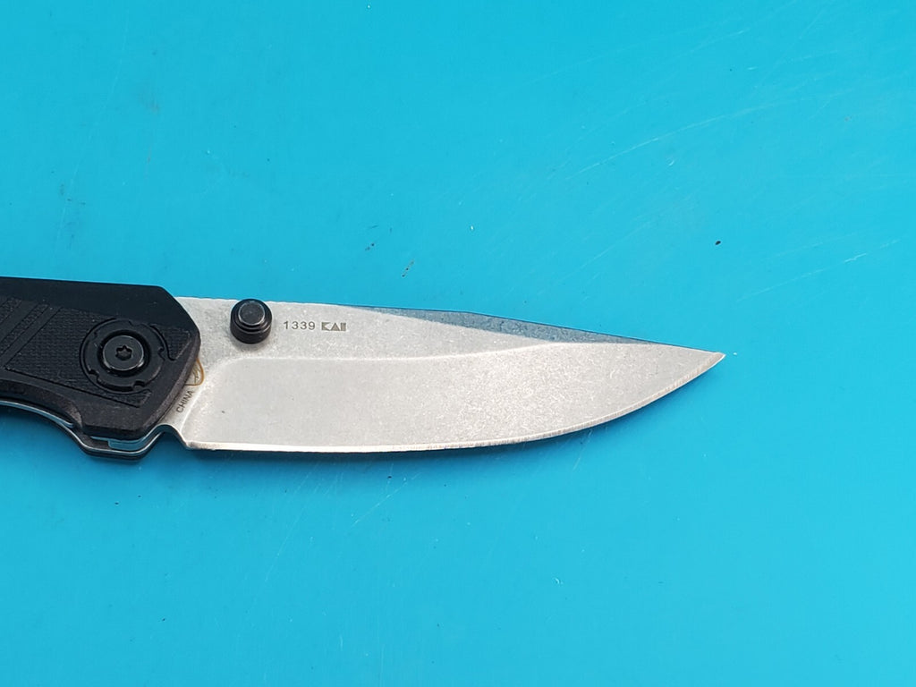 Kershaw Knives Camshaft Liner Lock 1370 4Cr13 Stainless Black Nylon