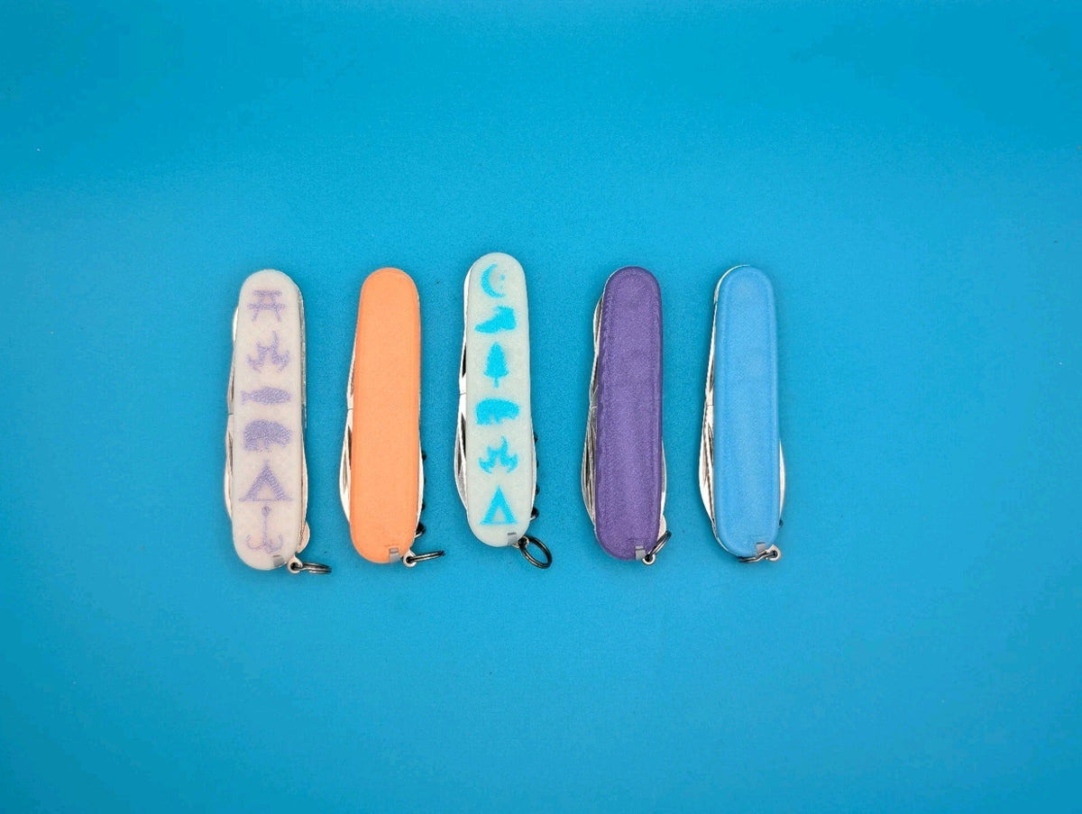 Custom Victorinox Glow in the Dark Swiss Army Knife Multi Tool! LOT OF 5!