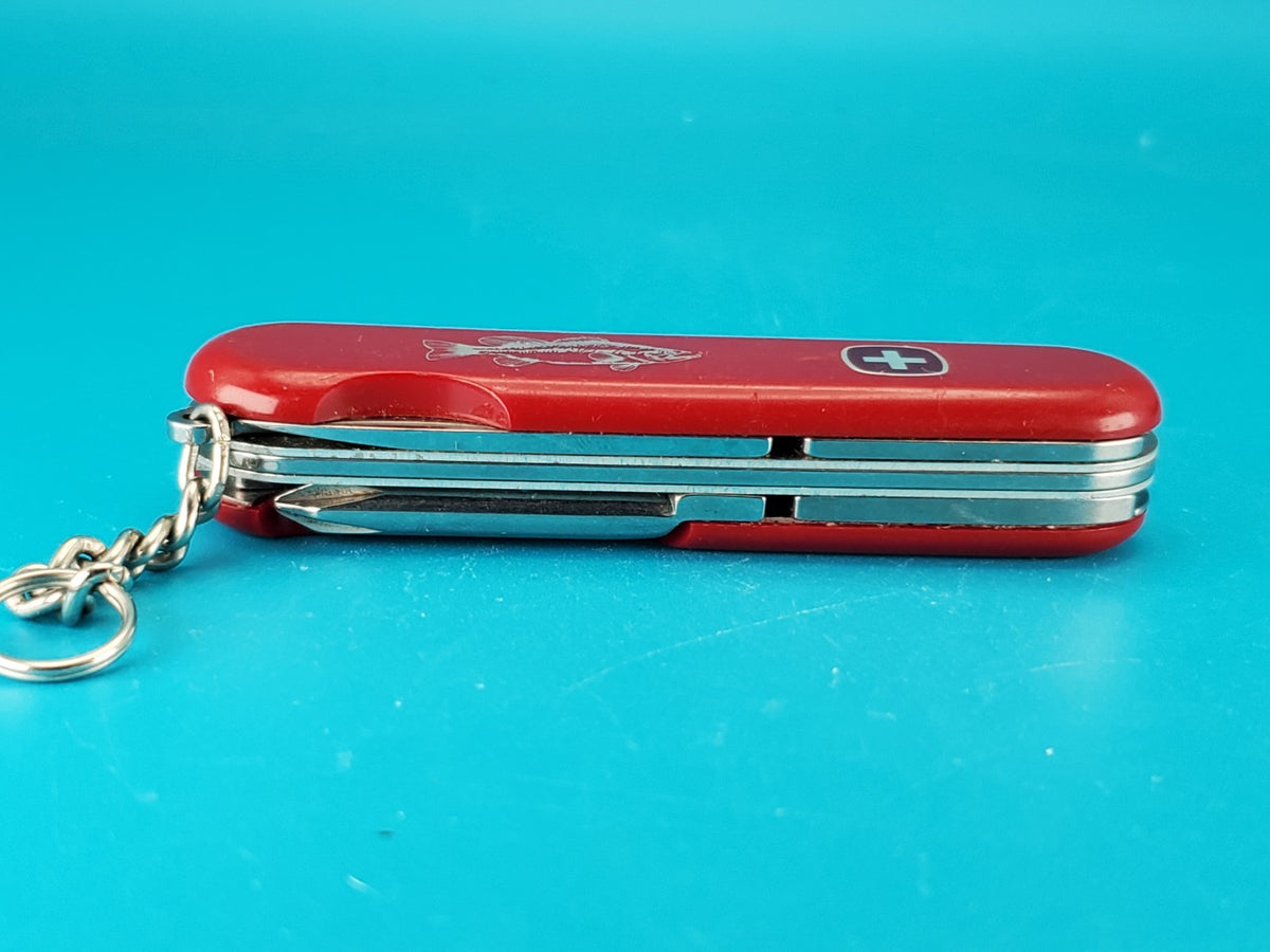Wenger Bass Swiss Army Knife Multi Tool! With Locking Main Blade!
