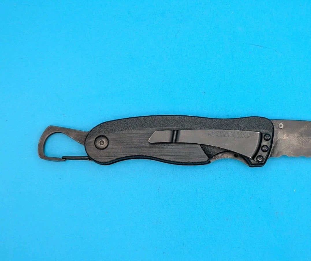 Leatherman Crater C33X Combo Edge Pocket Knife! Black!