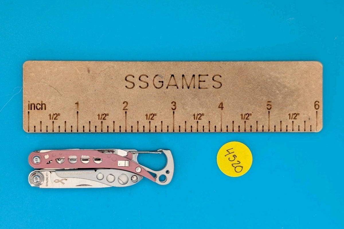 Rare Early Retired PINK Leatherman Style CS Multitool, Cancer Foundation