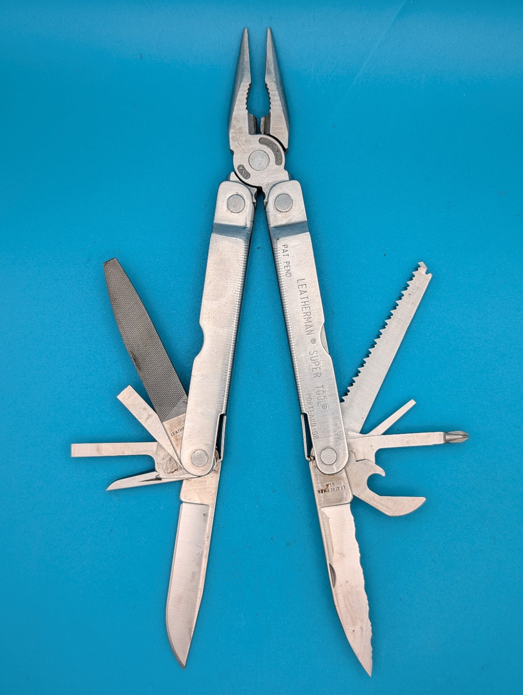 Leatherman Super Tool Multi Function Tool Pliers, Stainless, 05/98 Date