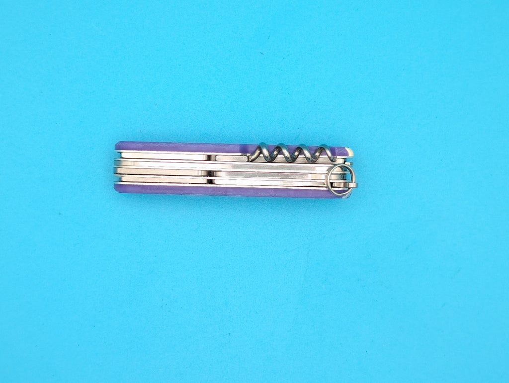 Victorinox Huntsman Electric Purple Glow in the Dark Swiss Army Knife! 91mm