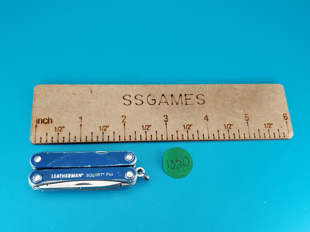 Leatherman Squirt PS4 Multi-Tool With Pliers Scissors Knife Blue