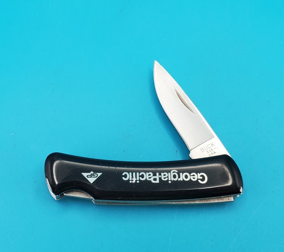 Vintage Buck 525 Plain Edge Lockback Gentleman's Folding Pocket Knife! 1992