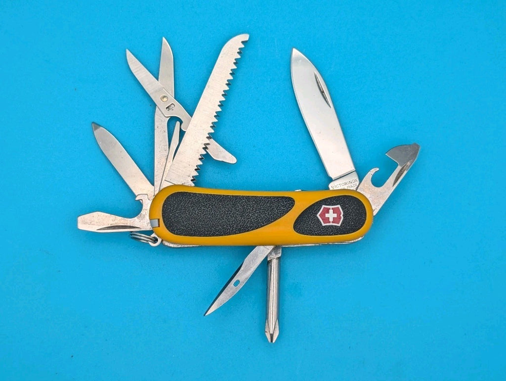 Victorinox EvoGrip S18 Yellow & Black Swiss Army Knife Multi Tool