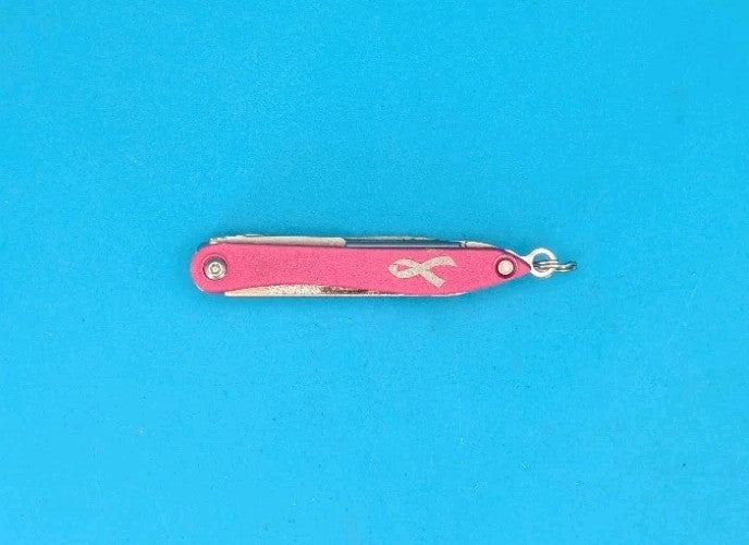 Vintage Original Leatherman Style PINK Knife Scissors Multi Tool!