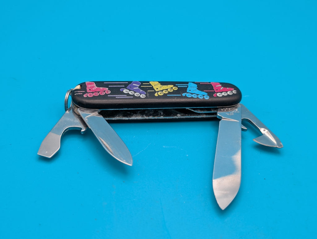 Victorinox Recruit Roller Blades Swiss Army Knife Multi Tool! 84mm
