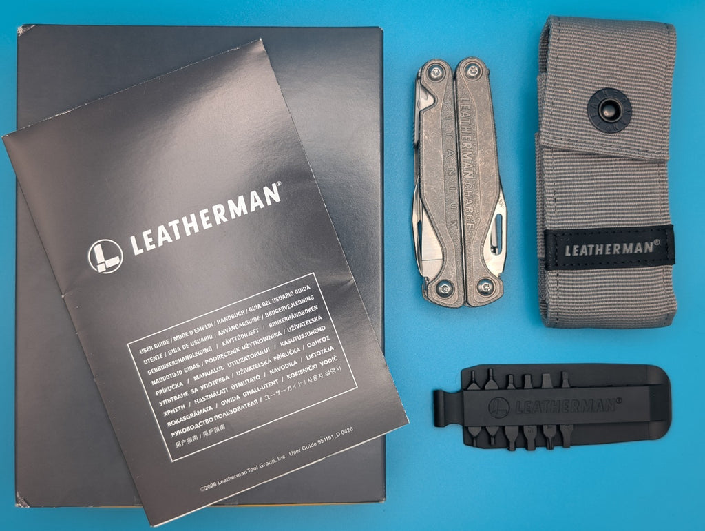 Retired New Leatherman Charge+ TTi Titanium Multi-Tool S30V Nylon Sheath
